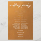 Rustieke Gouden Typografie Eenvoudig Herfst Bruilo (Achterkant)