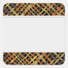 Rustieke Grafische Geweven Burlap Clean Labels