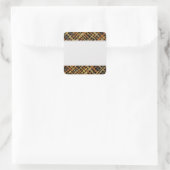 Rustieke Grafische Geweven Burlap Clean Labels (Tas)