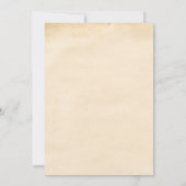 Rustieke Green Pine Bossen Mountain Sketch Verlovi Kaart (Achterkant)