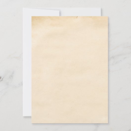 Rustieke Green Pine Bossen Mountain Sketch Verlovi Kaart (Achterkant)