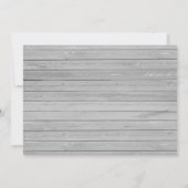 Rustieke grijze hout blush bloesem dank u kaart (Achterkant)