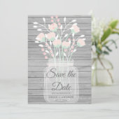 Rustieke grijze houten metselaarpot bewaar de datu kaart (Staand voorkant)