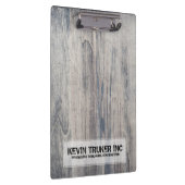 Rustieke Grijze Houten Textuur Bouw & Houtwerk Klembord (Rechts)