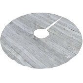 Rustieke grijze houten textuur kerstboom rok (Gekanteld)