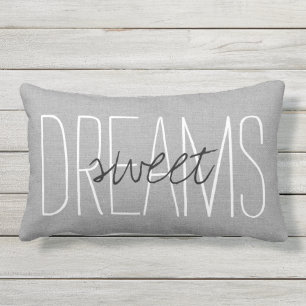 Rustieke Grijze Zoete Dromen Buitenkussen