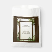 rustieke groen boom Lijst bruiloft Bedankzakje (Voorkant)
