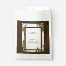 rustieke groen boom Lijst bruiloft