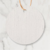 Rustieke groene bos baby shower favor labels (Achterkant)