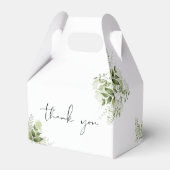 Rustieke Groene Elegante Eerste Heilige Communie Bedankdoosjes (Achterkant)