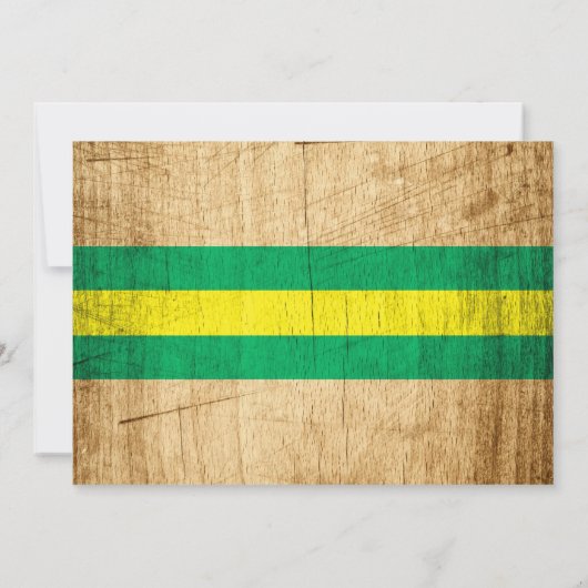 Rustieke Groene & Gele Tractor Verjaardag Dank u Bedankkaart (Achterkant)