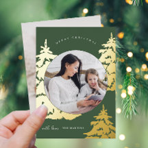 Rustieke groene kerstboom twee foto vakantie