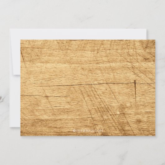 Rustieke Groene Tractor Foto Verjaardagsfeest Kaart (Achterkant)