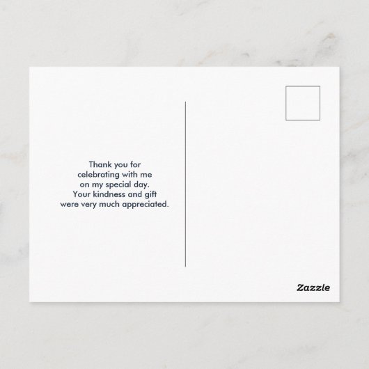 Rustieke groene woestijn cactus patroon dank u briefkaart (Achterkant)