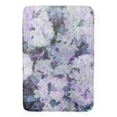 *~* Rustieke Grunge Rhododendron Bloemen Witte Blu Badmat (Voorkant Verticaal)