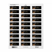 Rustieke Halloween Bonfire Halloween Retouradres Etiket (Full Sheet)