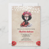 Rustieke Halloween bruids douche uitnodiging (Voorkant)