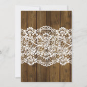 Rustieke Halloween bruids douche uitnodiging (Achterkant)