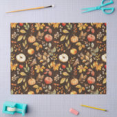 Rustieke Halloween Fall Leaves Pumpkin Tissuepapier (Craft)