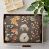 Rustieke Halloween Fall Leaves Pumpkin Tissuepapier (Geschenk)