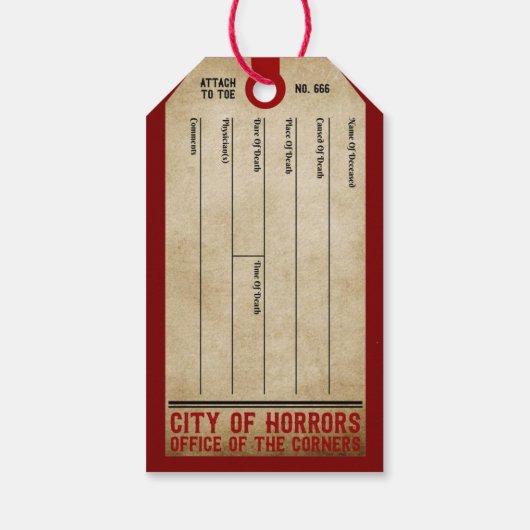 Rustieke Halloween Skull Invitation Cadeaulabel (Achterkant)