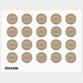 rustieke handgemaakte Burlap zeep label (Vel)
