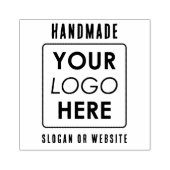 Rustieke Handgemaakte Business Logo & Text Profess Rubberstempel (Afrduk)