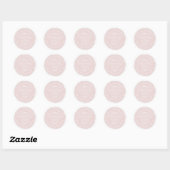 Rustieke Handgemaakte Lavendel Zeep Aquarel Paars Ronde Sticker (Vel)