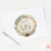 Rustieke handgemaakte met liefde jam label inmaak (Envelop)