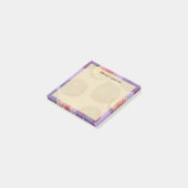 Rustieke handgeschilderde paarse vijg post-it® notes (Schuin)