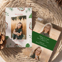 Rustieke HandGetrokken Mistletoe Pine Kerstmis 3 F