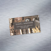 Rustieke Handyman Carpenter Gereedschap van de han Magnetisch Visitekaartje (Voorbeeld)