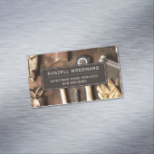 Rustieke Handyman Carpenter Gereedschap van de han Magnetisch Visitekaartje (Voorbeeld)