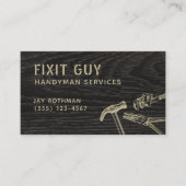 Rustieke Handyman Gereedschap, Bouw Visitekaartje (Voorkant)