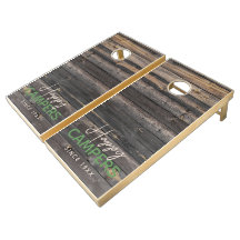 Rustieke Happy Campers Donkere Houten Print