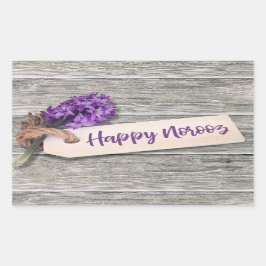 Rustieke Happy Norooz Hyacint - Sticker