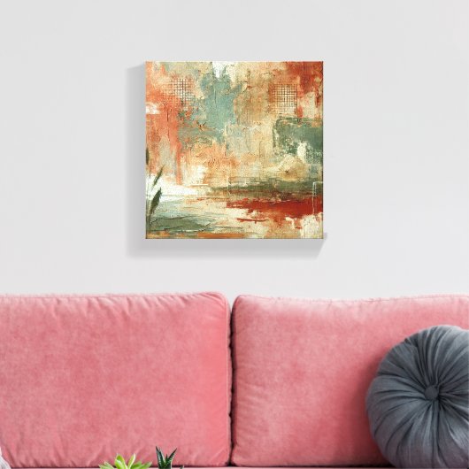 rustieke harmonie canvas afdruk (Insitu (Woonkamer))