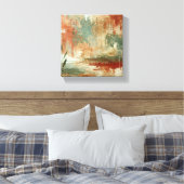 rustieke harmonie canvas afdruk (Insitu (Slaapkamer))
