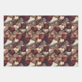 Rustieke hartcollage: charmant fotopatroon inpakpapier vel (Voorkant 2)