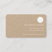 RUSTIEKE HEDENDAAGSE BUSINESS LOGO 10 LOYALITEIT K KLANTENKAARTJE (Achterkant)