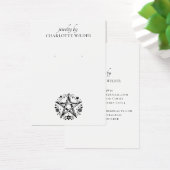 Rustieke heidense Wicca pentakel sieraden oorbel Visitekaartje (Bureau)