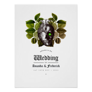 Rustieke Heksenbos Halloween Trouw Welkom Perfect Poster