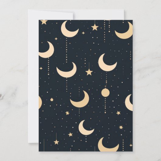 Rustieke  hemelse bruiloft kaart (Achterkant)