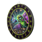 Rustieke Hemelse Schildpad Butterfly Lodge Art Dartbord (Voorkant Rechts)