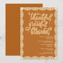 Rustieke Herfst Autumn Friendsgiving Terracotta