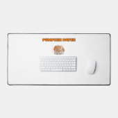 Rustieke Herfst Autumn Pumpkins Bloembladeren Clas Bureaumat (Keyboard & Muis)
