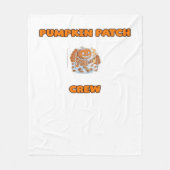 Rustieke Herfst Autumn Pumpkins Bloembladeren Clas Fleece Deken (Voorkant)