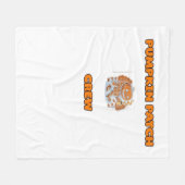 Rustieke Herfst Autumn Pumpkins Bloembladeren Clas Fleece Deken (Voorkant (Horizontaal))