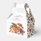 Rustieke herfst baby geschenkdoos bedankdoosjes (Achterkant)