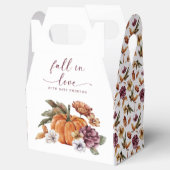Rustieke herfst baby geschenkdoos bedankdoosjes (Geopend)